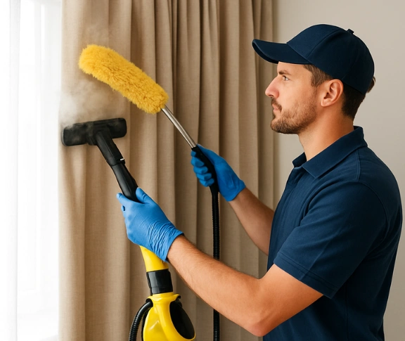 Emergency same-day curtain stain removal south-maclean Matty Curtain Cleaning