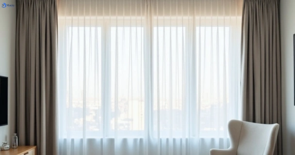 Freshly steam cleaned curtains in south-maclean QLD